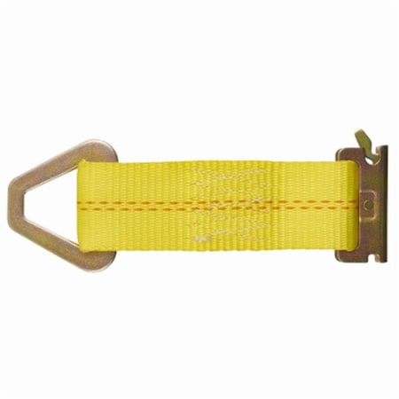 Light House Beauty 7 in. E-Track Tie Off Strap with Stamped D-Ring LI830480